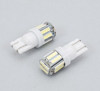 Светодиодная led лампочка 12V T10-7020-10SMD(7072) 