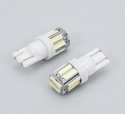 Светодиодная led лампочка 12V T10-7020-10SMD(7072)