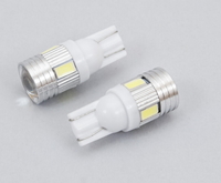Светодиодная led лампочка 12V T10-5730-6SMD(7074) 