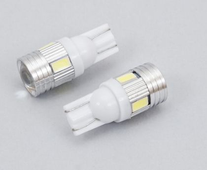 Светодиодная led лампочка 12V T10-5730-6SMD(7074)