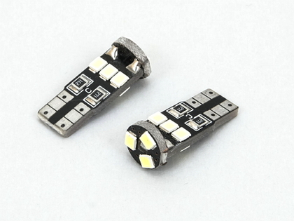 Светодиодная led лампочка 12В T10-2835-9SMD(7083)
