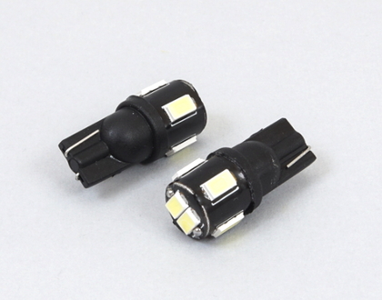 Светодиодная led лампочка 12В Т10-5630-6SMD(7087)