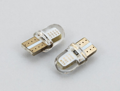 Светодиодная led лампочка 12V T10-COB СИЛИКОН Белый (7116)