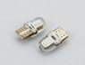 Светодиодная led лампочка 12V T10-COB СИЛИКОН Белый (7116)