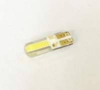Светодиодная led лампочка 12V T10-COB СИЛИКОН БЕЛЫЙ (7122) 