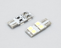 Светодиодная led лампочка 12В T10-5050-4 SMD(7128) 