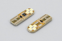 Светодиодная led лампочка 12В T10-2835-8 SMD драйвер(7129) 