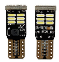 Светодиодная led лампочка 12В T10-3014-18 SMD CANBUS(7141) 