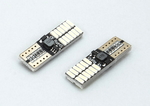 Светодиодная led лампочка 12В T10-4014-24 SMD драйвер FLASH (7158)