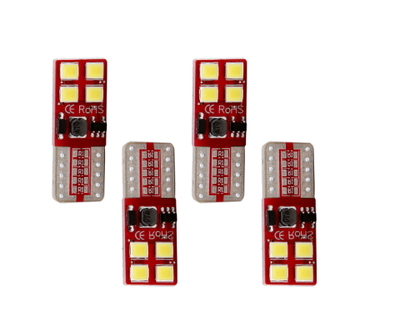 Светодиодная led лампочка 12/24В T10-2835-8 SMD CANBUS (7159)