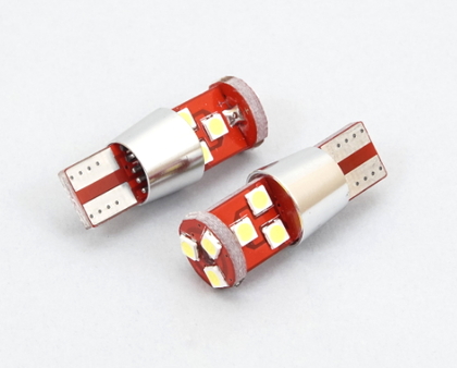 Светодиодная led лампочка 12/24В T10-3030-9 SMD SAMSUNG CANBUS (7160)