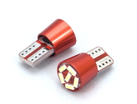 Светодиодная led лампочка 12В T10-4014-6 SMD CANBUS драйвер (7175) 