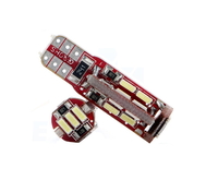 Светодиодная led лампочка 12В T10-3014-19 SMD CANBUS (7177) 