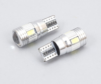 Светодиодная led лампочка 12В T10-5730-6 SMD CANBUS(7186) 