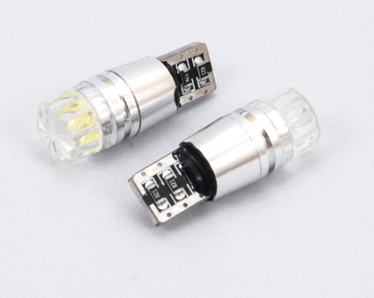 Светодиодная led лампочка 12В T10-1.5W CANBUS кристал(7188)