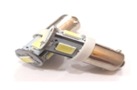 Светодиодная led лампочка 24В T4W-5730-5SMD (7205)