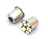 Светодиодная led лампочка 12В 1156-5730-9 SMD Одноконтактная Красный(7235)