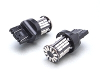 Светодиодная led лампочка 12В 7443-4014-57 SMD Безцокольная Двухконтактная Красный(7265) 