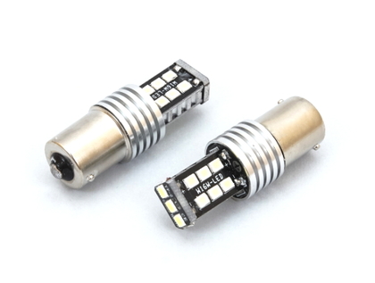 Светодиодная led лампочка 12В 1156-2835-15 SMD Одноконтактная(7268)