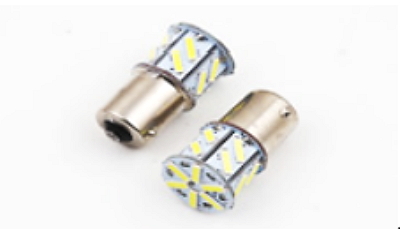 Светодиодная led лампочка 12В 1156-7020-18 SMD Одноконтактная (7282)