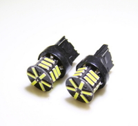Светодиодная led лампочка 12В 7443-7020-21 SMD Двухконтактная (7287) 