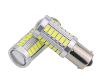Светодиодная led лампочка 12В 1157-5730-33 SMD Двухконтактная(7291)