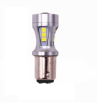 Светодиодная led лампочка 12/24В 1157-3030-18 SMD Двухконтактная Красный(7335)