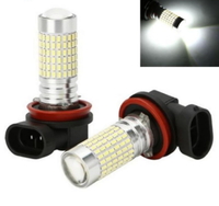 Светодиодная led лампочка 12В H11-3014-144 SMD драйвер(7361) 