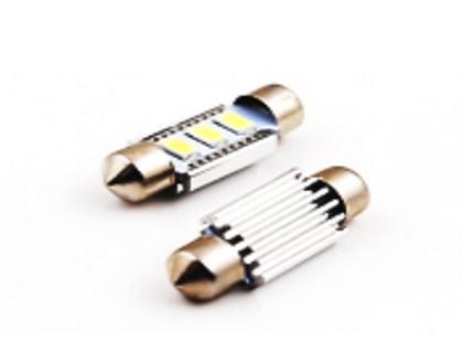 Светодиодная led лампочка 12В FS-5730-3SMD 36MM CANBUS драйвер (7392)