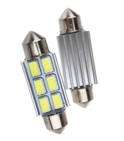 Светодиодная led лампочка 12В FS-5730-6SMD 36MM CANBUS драйвер (7395) 