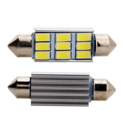 Светодиодная led лампочка 12В FS-5730-9SMD 41MM CANBUS драйвер (7396)