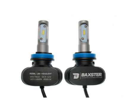 Светодиодные автолампы  BAXSTER S1 H11 5000K 4000lm с радиатором (7489)
