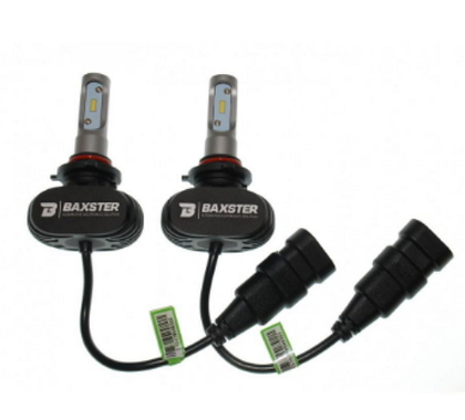 Светодиодные автолампы BAXSTER S1 HB3(9005) 5000K 4000lm с радиатором (7502)