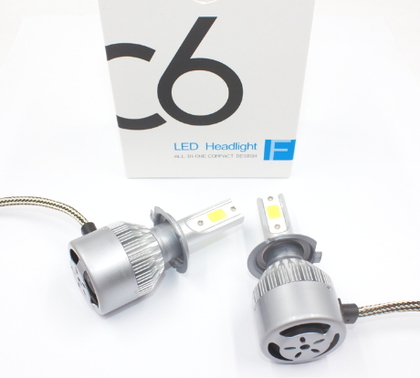 Светодиодные автолампы C6 HeadLight H7 12v COB (7510)