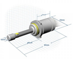 Светодиодные автолампы LedHead H1 CREE 6500K 45W 5400lm с пассивным охлаждением(7531)