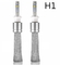 Светодиодные автолампы LedHead H1 CREE 6500K 45W 5400lm с пассивным охлаждением(7531)