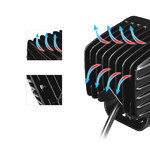 Светодиодные дополнительные фары  Allpin 40 Вт Flood,комплект 2 шт. линза 4D (7647S40D4)