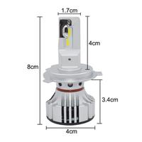 Светодиодные лампы LED H4 H/L 5000K 6000Lm CR type 29 (7689) 