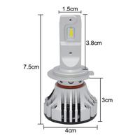 Светодиодные лампы LED H7 5000K 6000Lm CR type 29 (7690) 