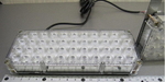 Стробоскопы в решетку Led 2-44 красно/синие(7807)