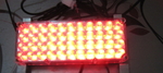 Стробоскопы в решетку Led 2-44 красно/синие(7807)
