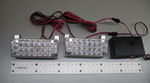 Стробоскопы в решетку ,фара вспышка Led 51027 синий(7811)