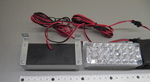 Стробоскопы в решетку ,фара вспышка Led 51027 синий(7811)