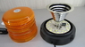 Проблесковый маячок LED 04 10-30V на магните оранжевый(7833)