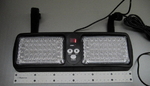 Стробоскоп проблесковый маячок на козырек синий Led Visor Strob(7843)