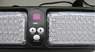 Стробоскоп проблесковый маячок на козырек синий Led Visor Strob(7843)