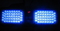 Стробоскоп проблесковый маячок на козырек синий Led Visor Strob(7843)