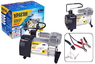 Компрессор "Ураган" КА-У12055 150psi/23Amp/40л/клеммы/шланг 7,5м с дефлятором(7871)