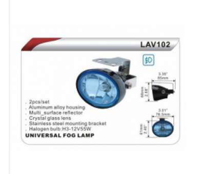 Фары дополнительные DLAA 102 BL/H3-12V-55W/76*24mm  (7915)
