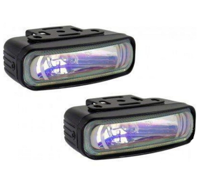 Фары дополнительные DLAA 162 RY/H3-12V-55W/120*37mm компл.(7922)
